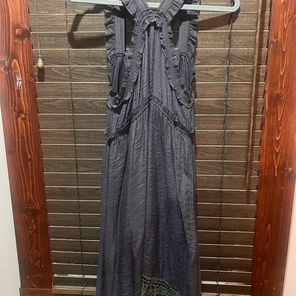 Mine Gray Ruffled Dress - Picture 2 of 4